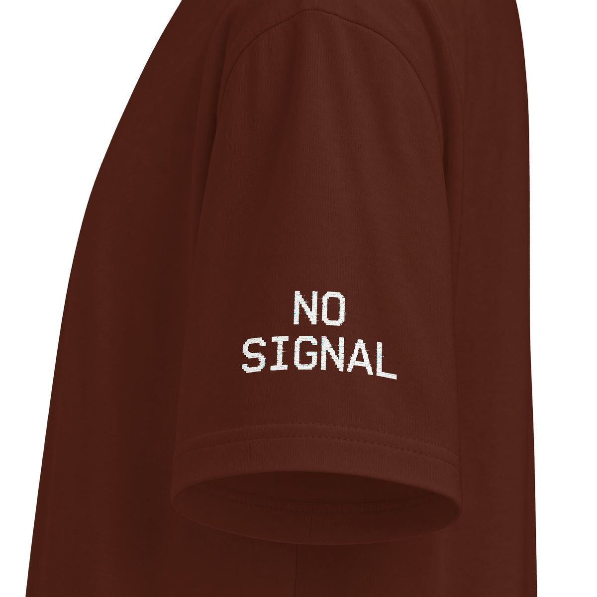 No Signal Tee — Retro Glitch Graphic T-Shirt