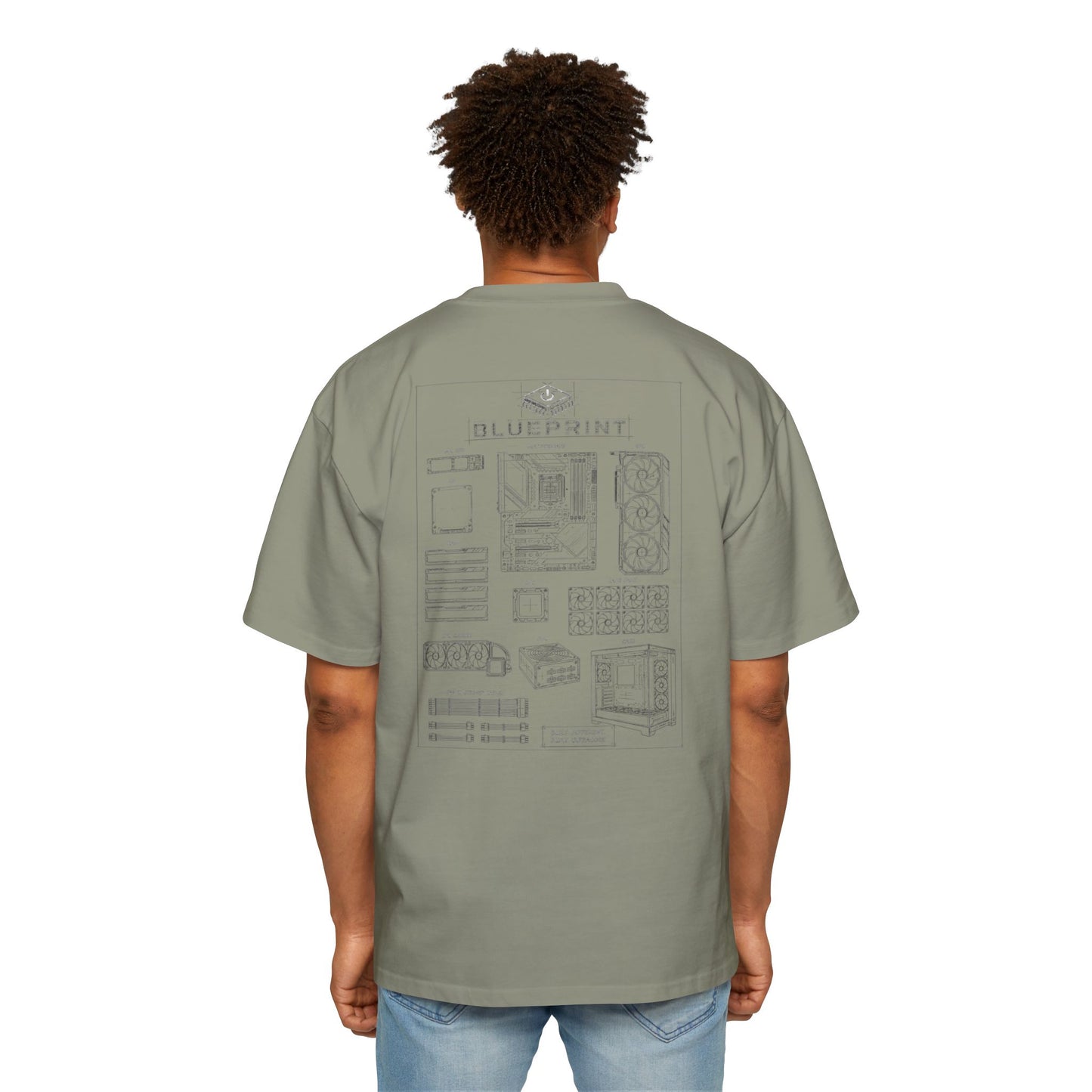 BLUEPRINT - OVERSIZED TEE