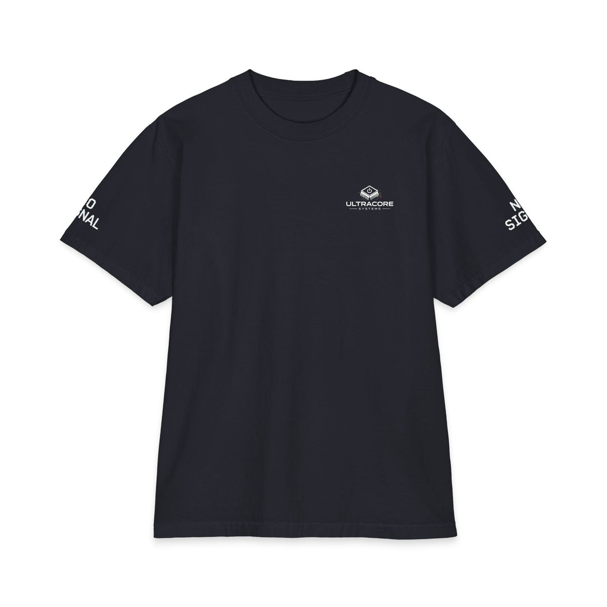 No Signal Tee — Retro Glitch Graphic T-Shirt