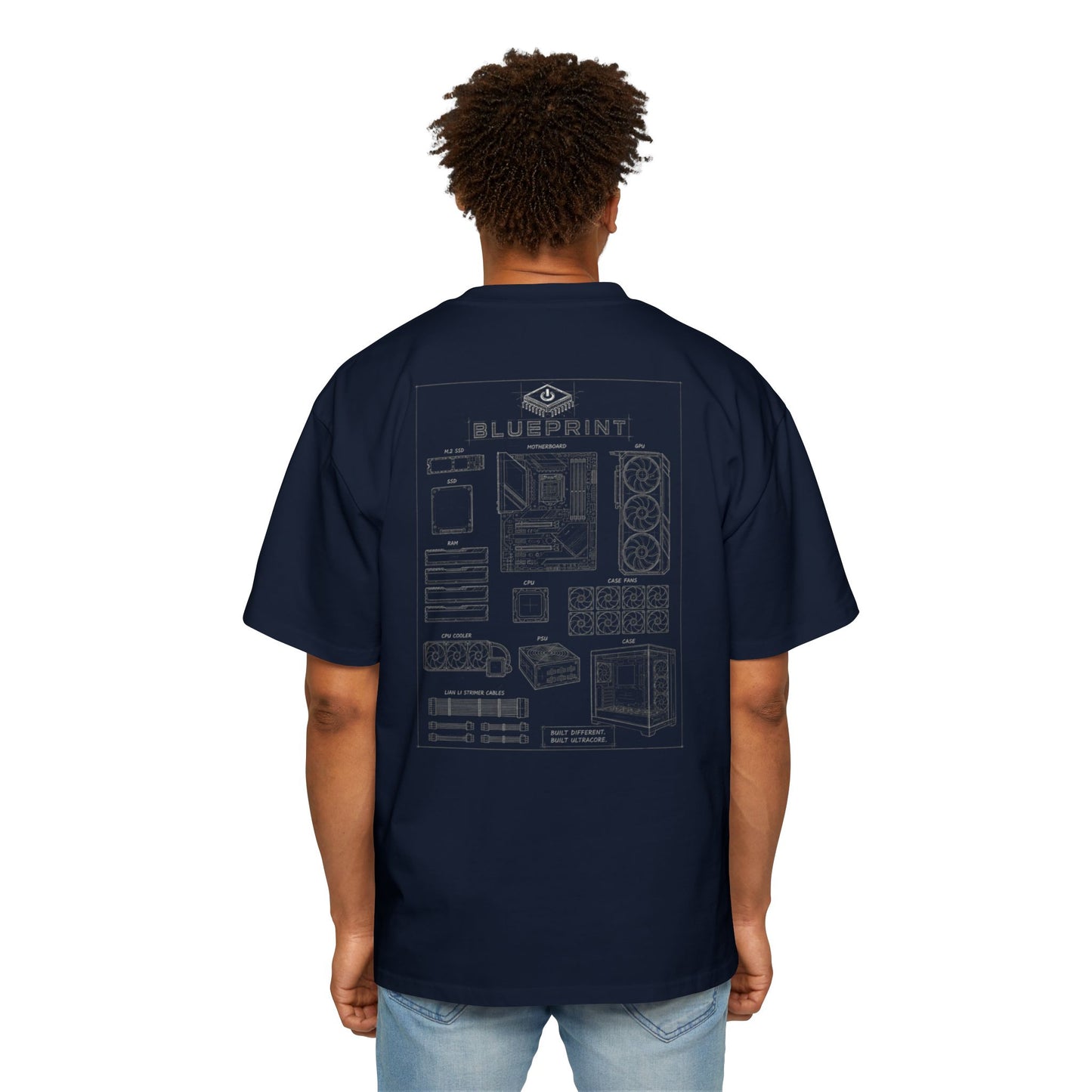 BLUEPRINT - OVERSIZED TEE
