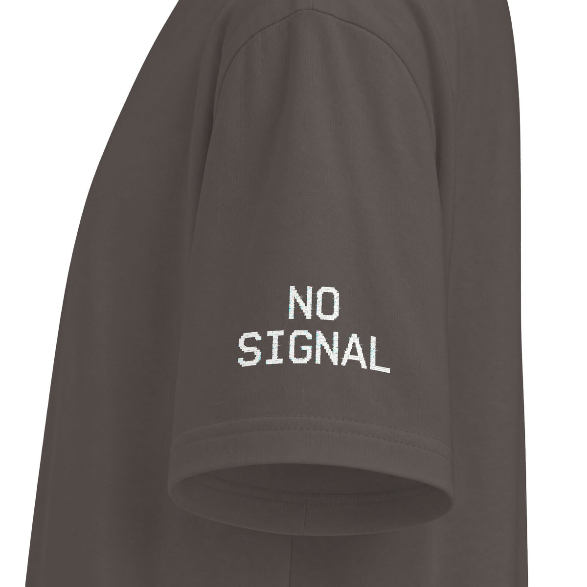 No Signal Tee — Retro Glitch Graphic T-Shirt