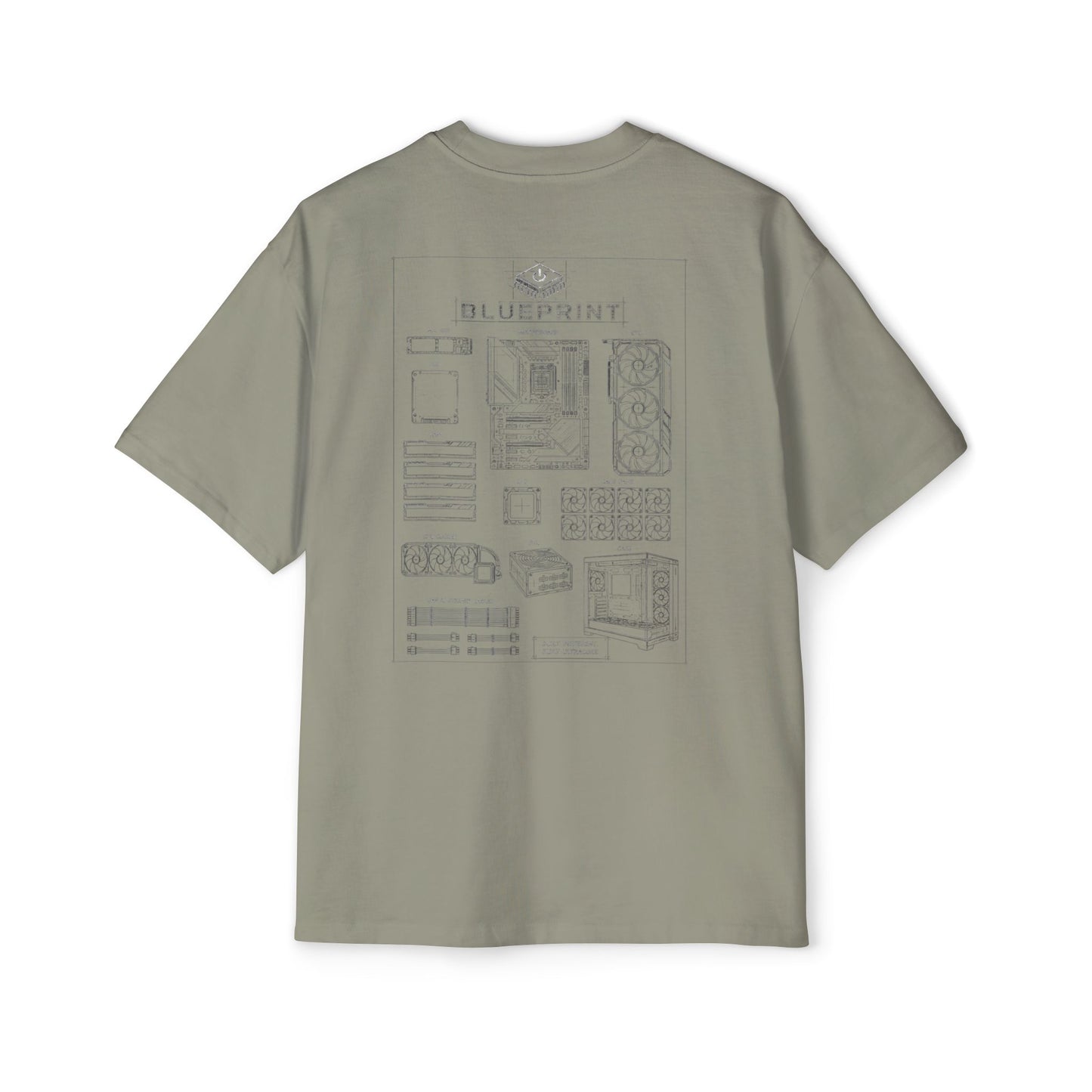 BLUEPRINT - OVERSIZED TEE