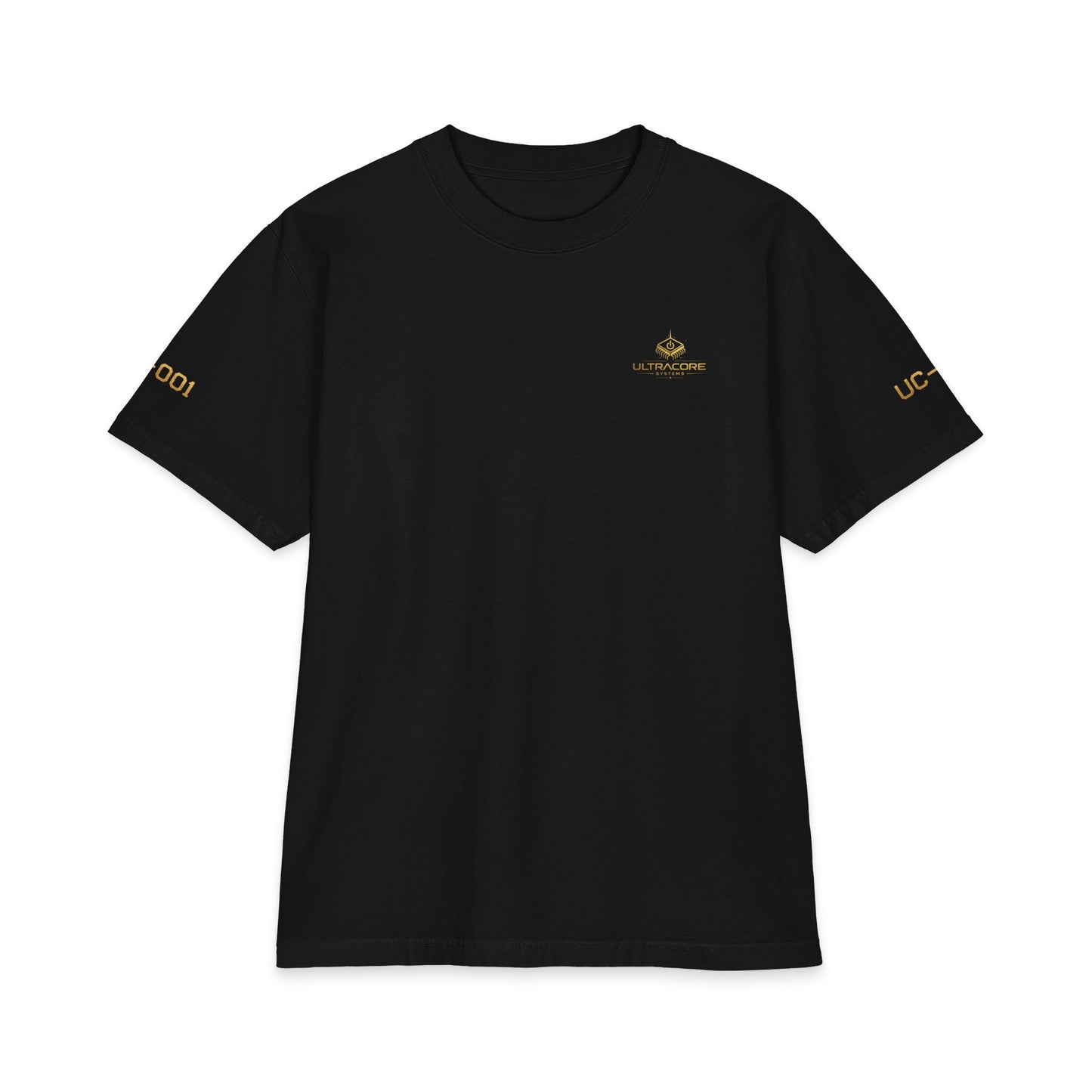 Space Tech Graphic Tee — "Ultracore Systems" Planetary Logo T-Shirt