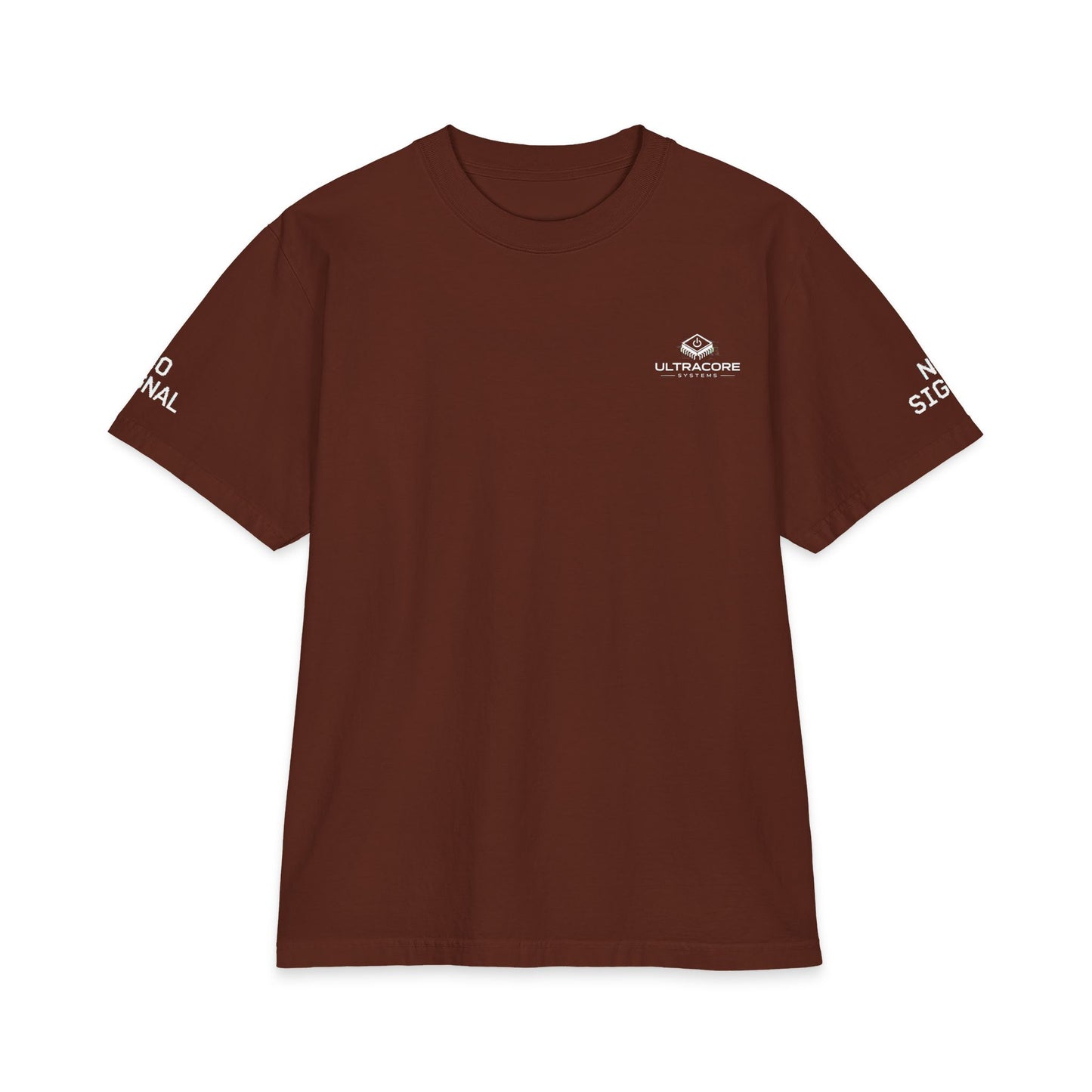 No Signal Tee — Retro Glitch Graphic T-Shirt
