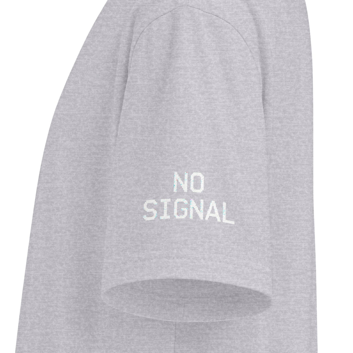 No Signal Tee — Retro Glitch Graphic T-Shirt