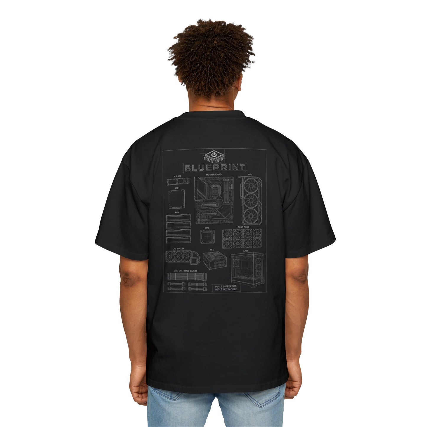 BLUEPRINT - OVERSIZED TEE