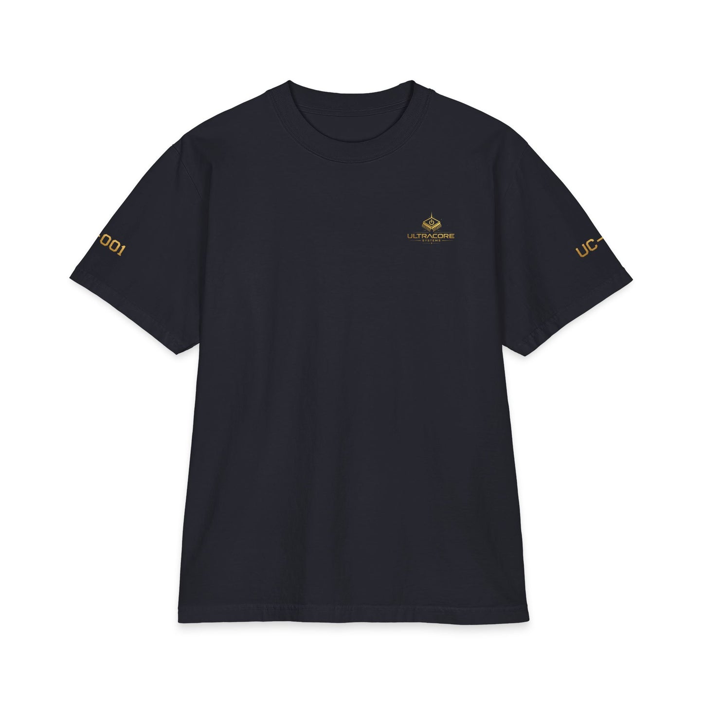 Space Tech Graphic Tee — "Ultracore Systems" Planetary Logo T-Shirt