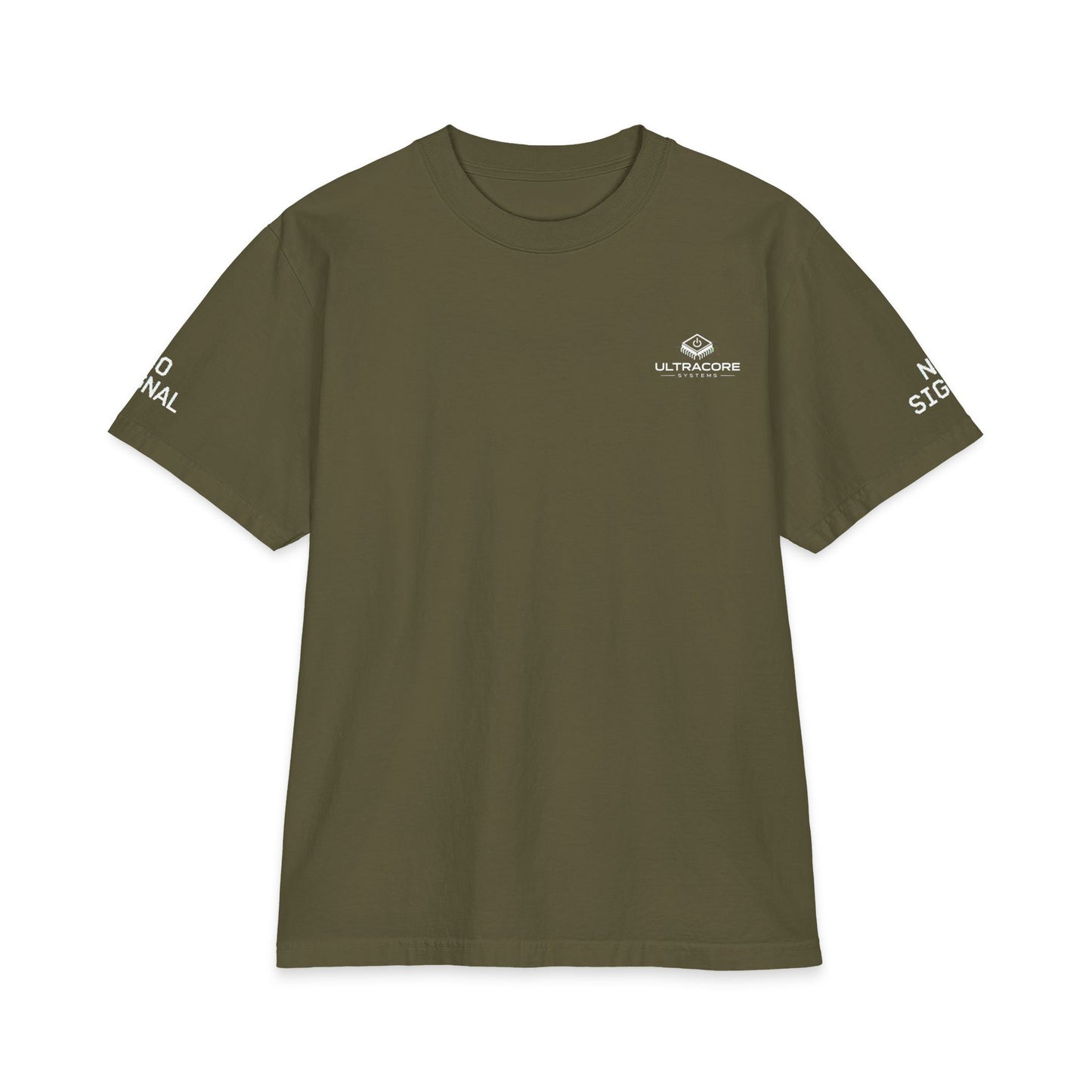 No Signal Tee — Retro Glitch Graphic T-Shirt