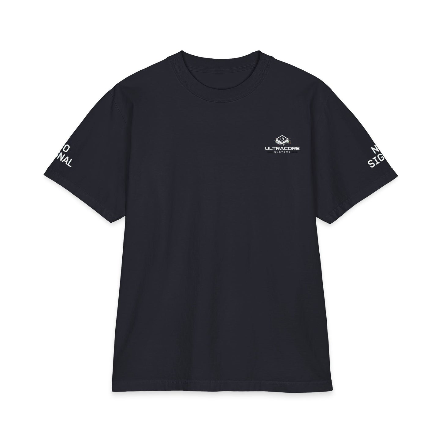 No Signal Tee — Retro Glitch Graphic T-Shirt